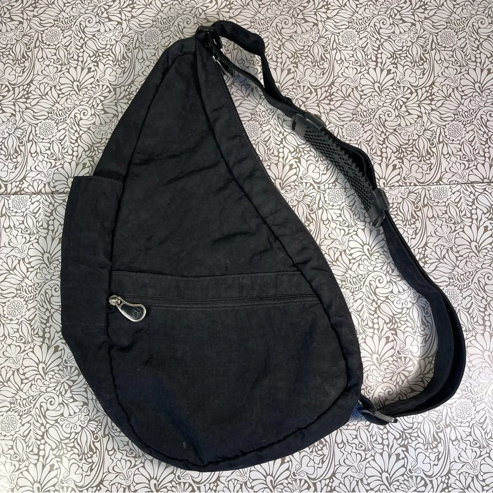 AmeriBag Black Shoulder Bag Sling Purse